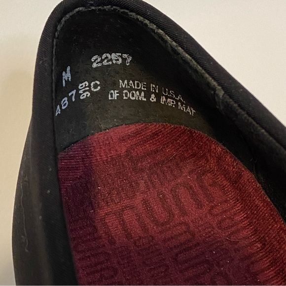 Munro black Cindi Block Heel Pump Black Stretch Fabric 7 M - Picture 5 of 9